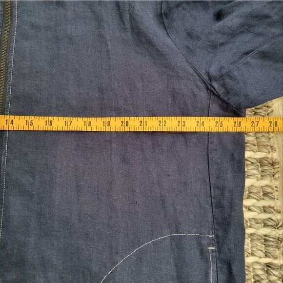 Raffi Linen Bomber Jacket Size XXL - Picture 7 of 9